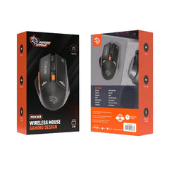 A Photo Of Porodo Gaming Wireless Mouse – 1600 DPI, 2.4GHz Wireless Connection, Ergonomic Gaming Design