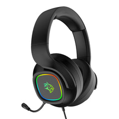 A Photo Of Porodo Gaming PDX418 RGB Headphone with Detachable Microphone – High-Performance Audio for PC, Xbox, and PS4