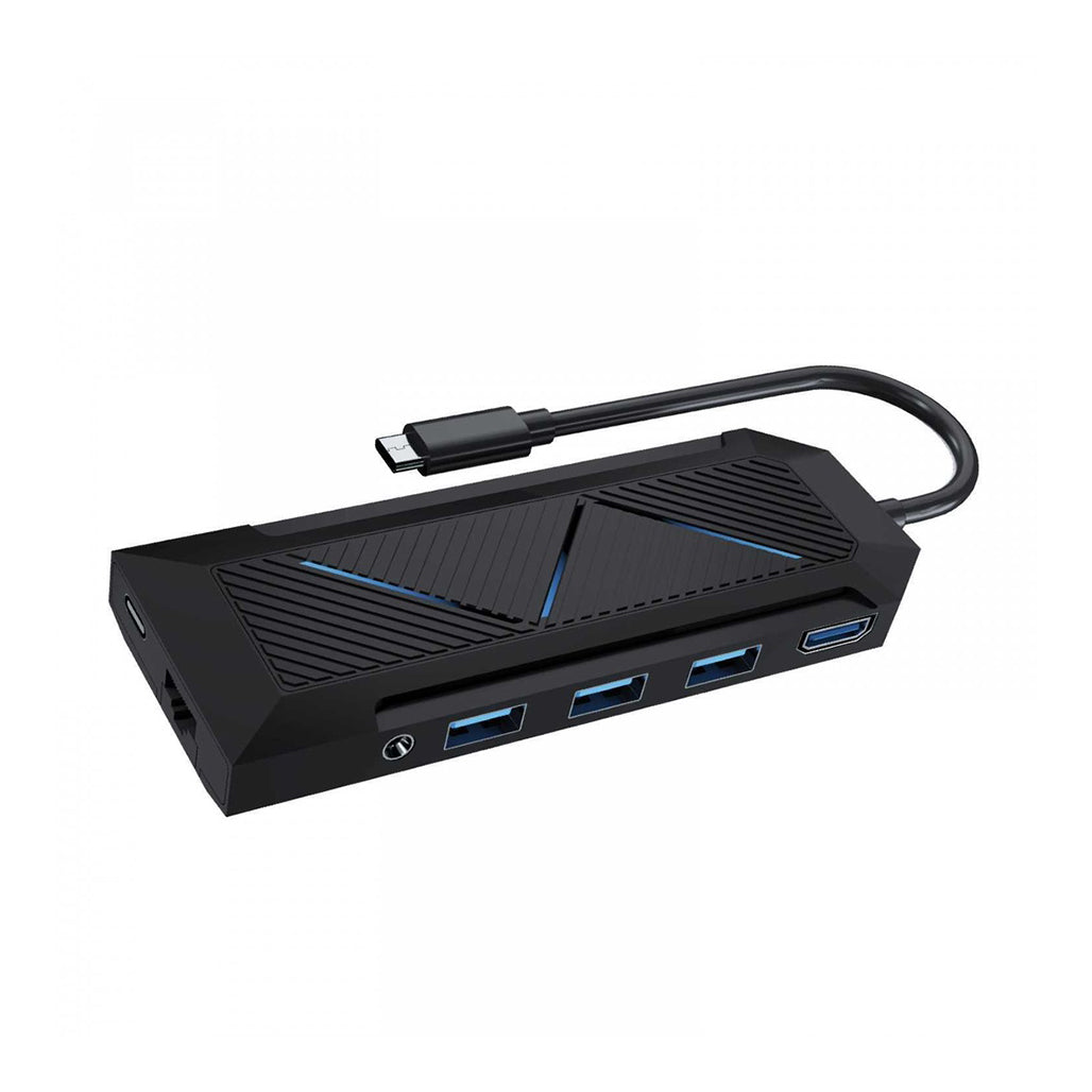 A Photo Of Porodo Gaming PDX520 9in1 USB-C Hub Gamers Edition