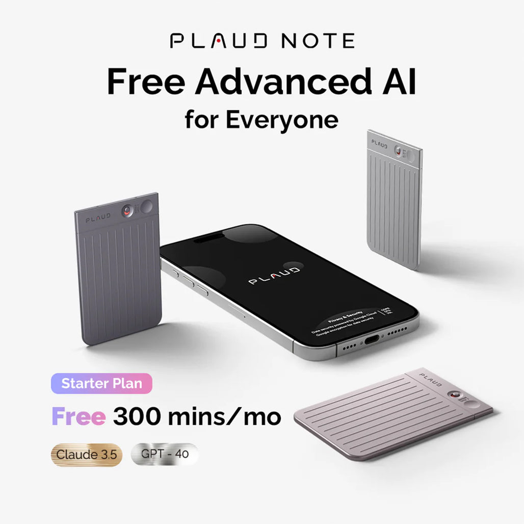 A Photo Of PLAUD NOTE: Revolutionary AI Voice Recorder with Dual Mode Precision and Effortless Transcription