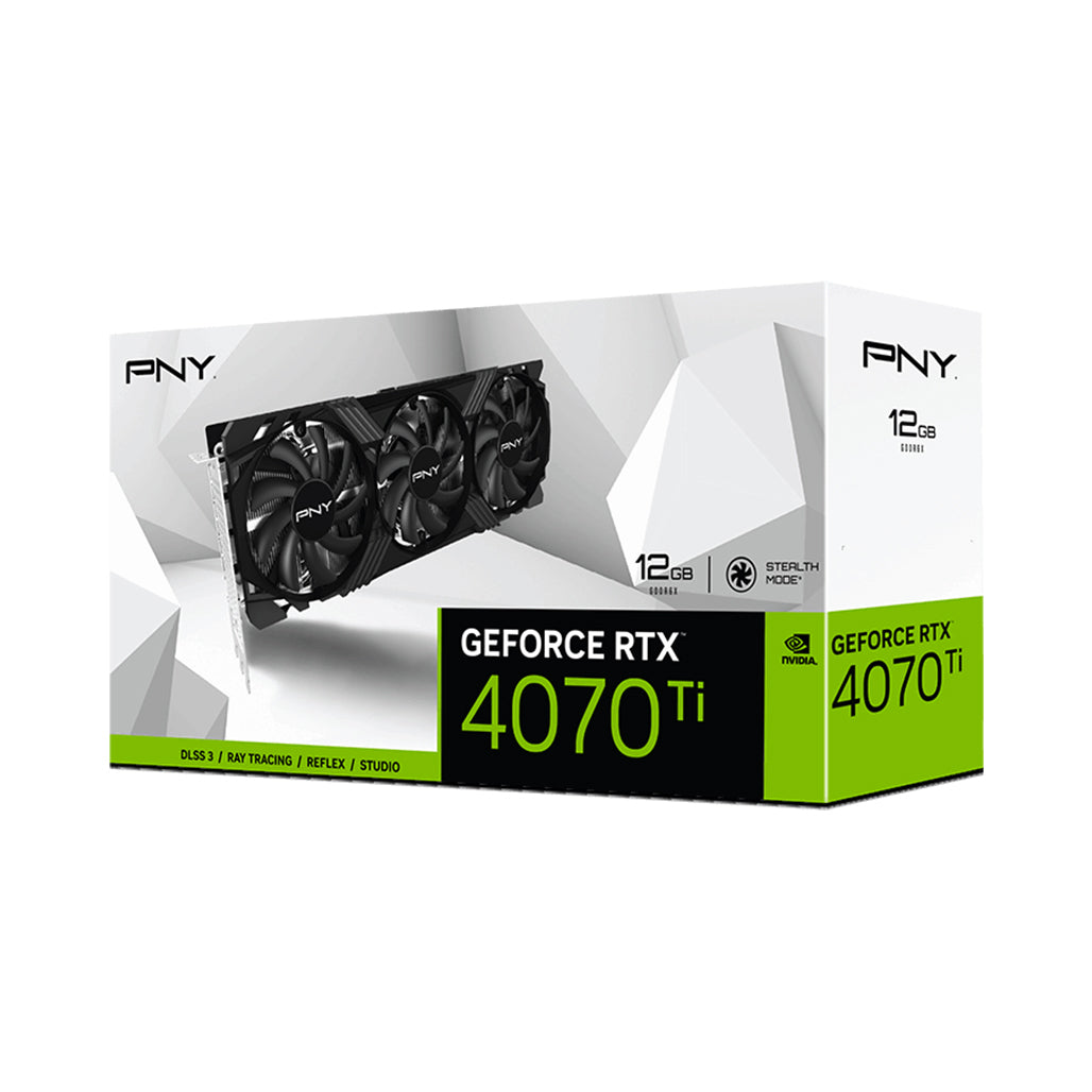 A Photo Of PNY GeForce RTX™ 4070 Ti 12GB VERTO™ Triple Fan DLSS 3