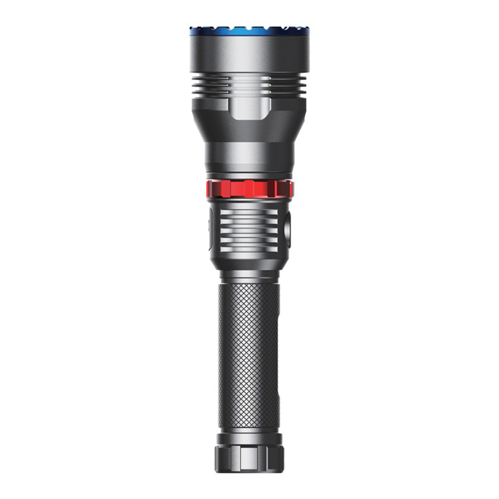 A Photo Of Powerology 4000mAh Waterproof LED Flashlight - Ultra-Durable, Long Battery Life, and High Brightness