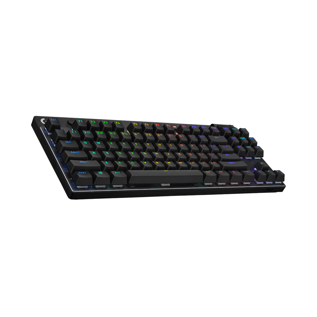 A Photo Of Logitech PRO X TKL LIGHTSPEED Wireless Gaming Keyboard - White - Tenkeyless Design, RGB LIGHTSYNC, 50-Hour Battery - 920-012143