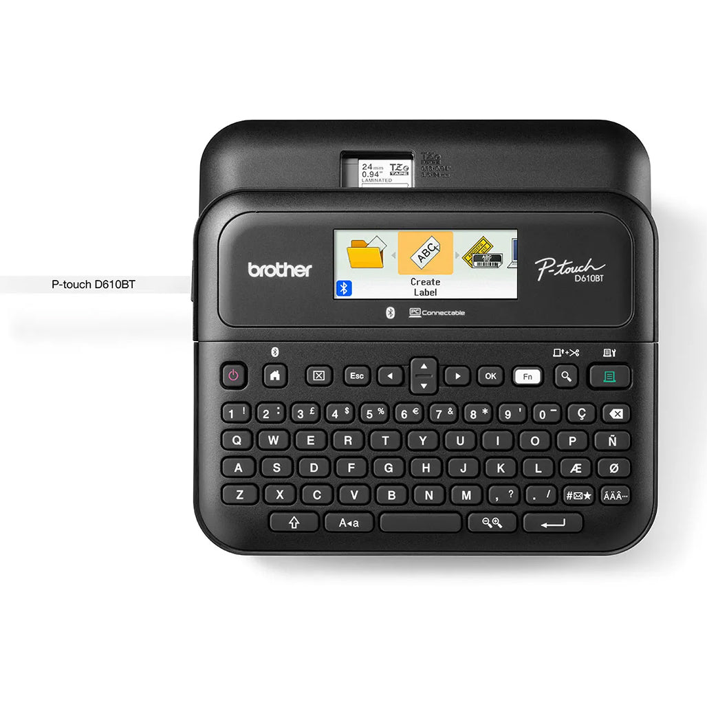 A Photo Of Brother PT-D610BT Label Printer | Bluetooth, Customizable Labels