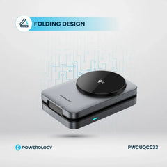 A Photo Of Powerology Qi2 Fast Charging Multi-Device Hub – Compact Wireless Charger for Apple Devices