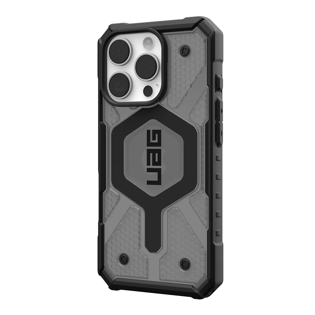 A Photo Of UAG Pathfinder Clear iPhone 16 Pro Case with MagSafe Compatibility and Drop Protection