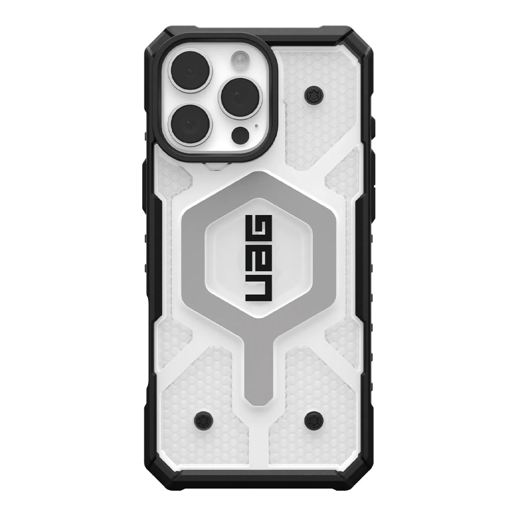 A Photo Of UAG Pathfinder Clear iPhone 16 Pro Case with MagSafe Compatibility and Drop Protection