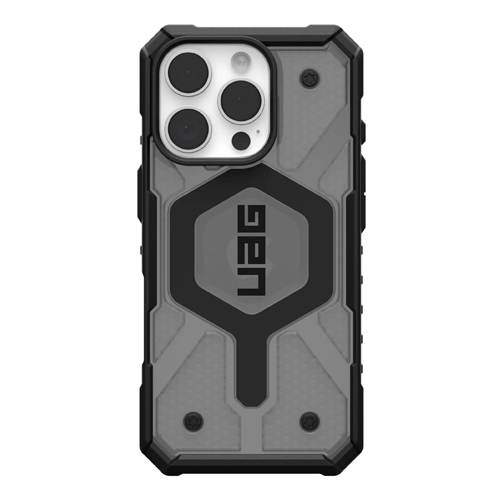 A Photo Of UAG Pathfinder Clear iPhone 16 Pro Case with MagSafe Compatibility and Drop Protection