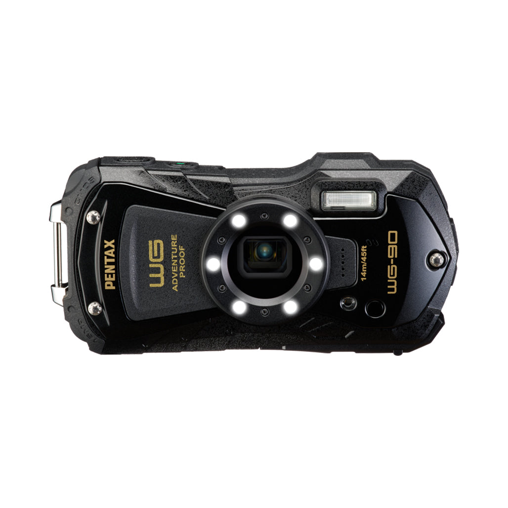 A Photo Of PENTAX WG-90 - Compact Digital Waterproof Camera - Black
