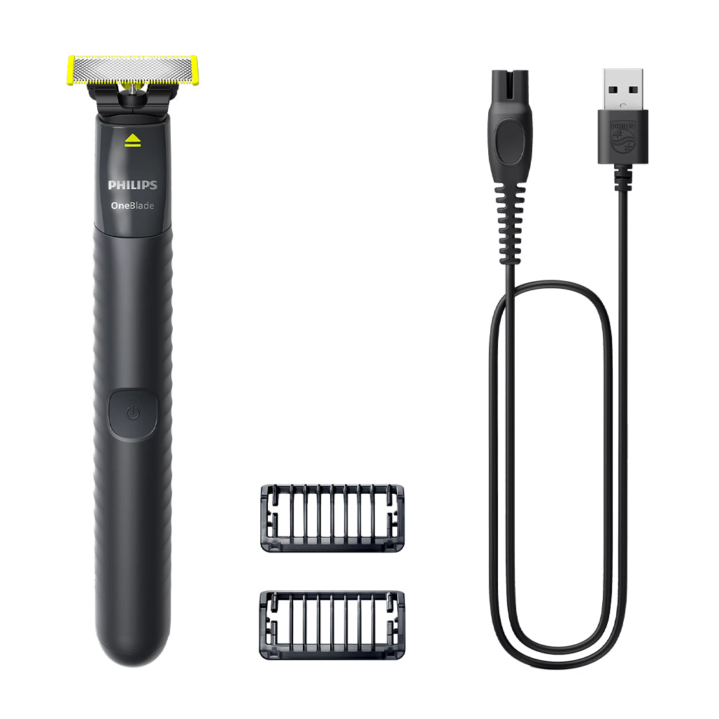 A Photo Of Philips OneBlade QP1424/10 – 3in1 Hybrid Face Trimmer, Shaver, and Edger