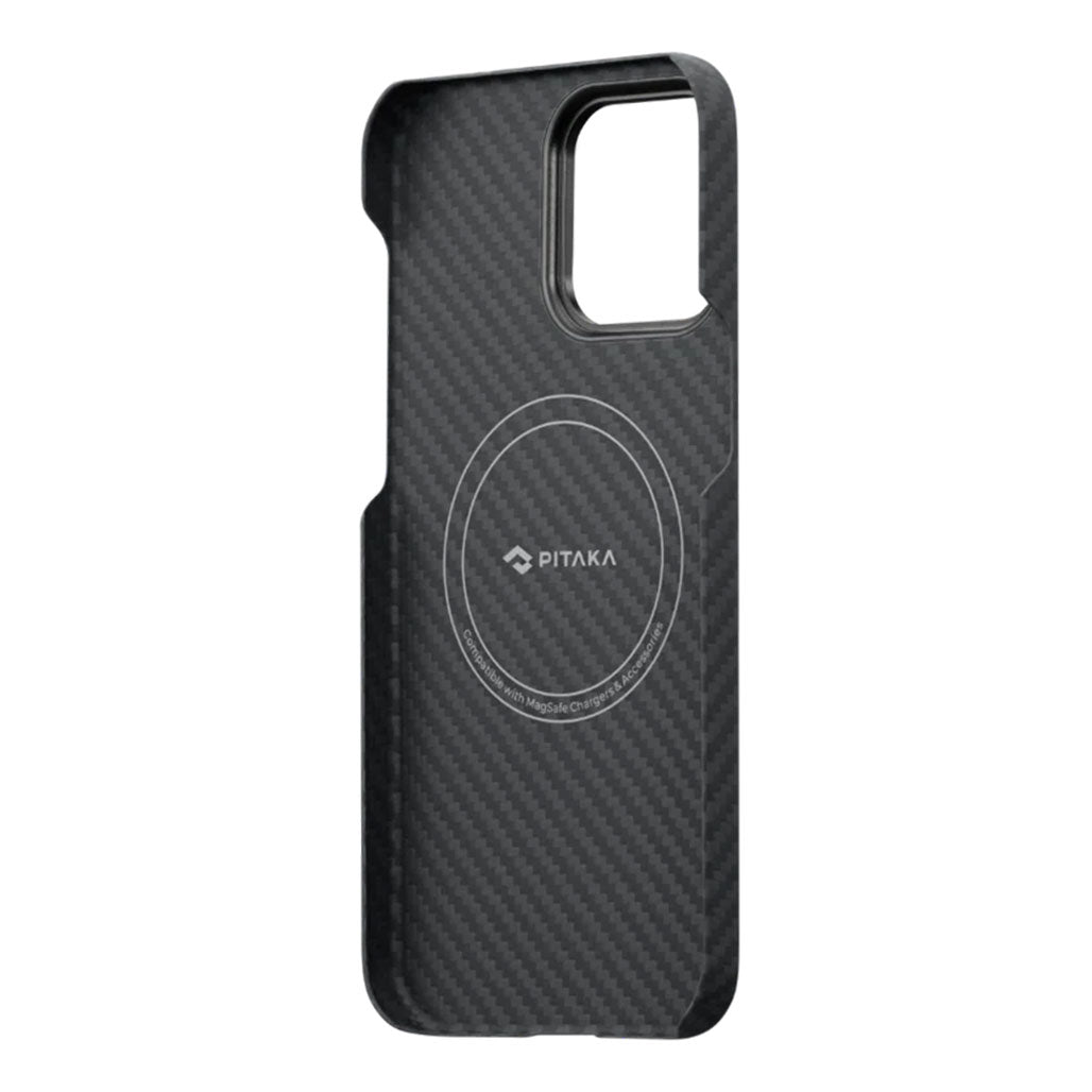 A Photo Of Pitaka MagEZ Case 3 1500D for iPhone 14 Pro Max - Black/Grey