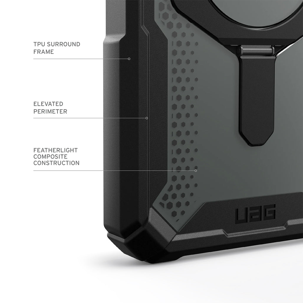 A Photo Of UAG Plasma XTE iPhone 15 Pro Max Case | Rugged MagSafe Protection with Kickstand