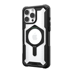 A Photo Of UAG Plasma XTE iPhone 15 Pro Case - Black/Clear | Rugged MagSafe Protection with Kickstand