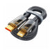 A Small Photo Of Porodo Braided 27W PD - C to Lightning Cable With Transparent Head - 1M's Color Variant