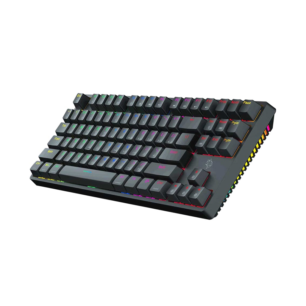 Porodo Gaming 3 in 1 Wireless Mechanical Keyboard TKL Gateron - Red Switch, 32889337053436, Available at 961Souq