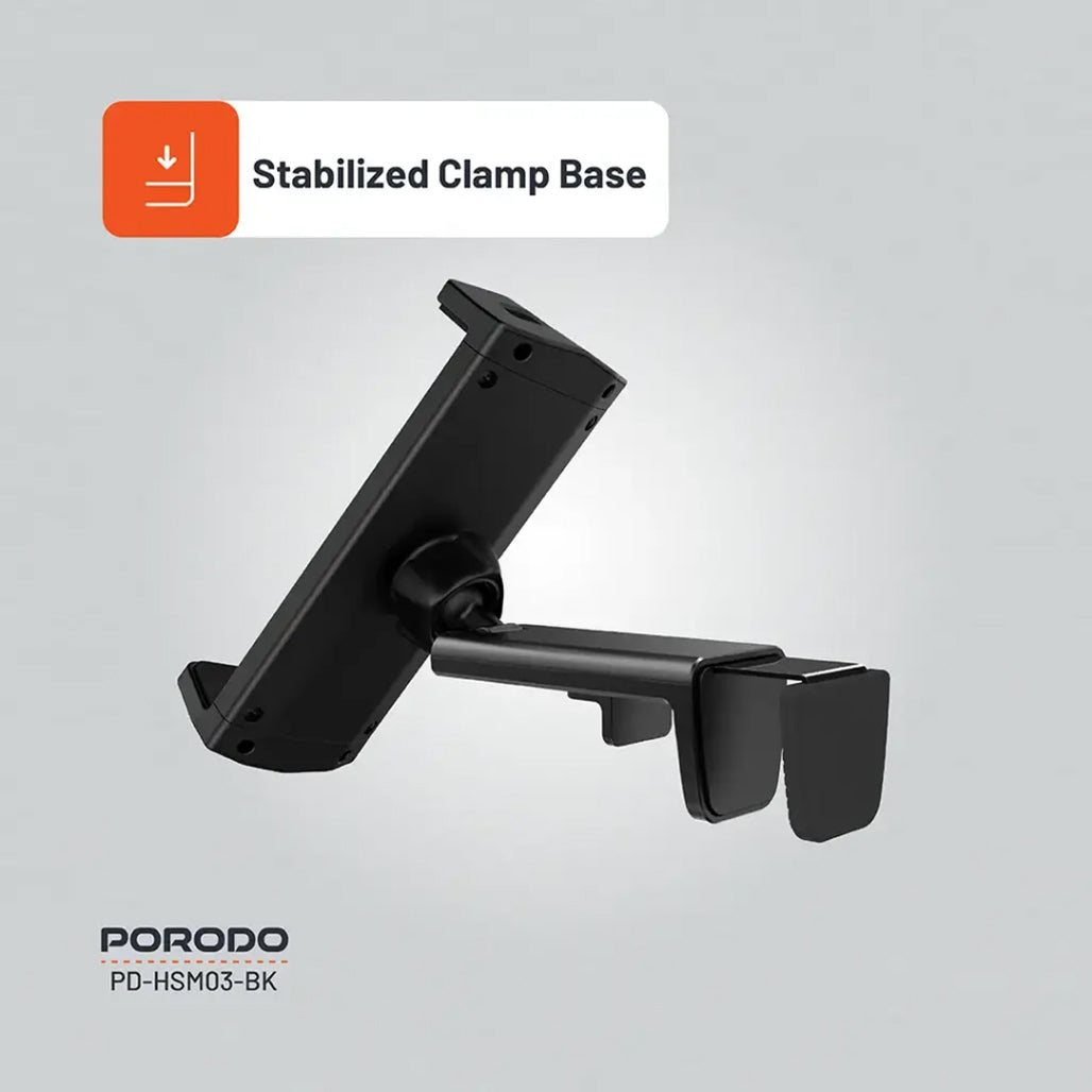 A Photo Of Porodo HS03 Universal Adjustable Tablet & Phone Mount – Secure and Versatile Holder for Devices 4.7