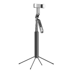 A Photo Of Porodo Selfie Stick 185cm Extendable with Dual Detachable Lights - Black - PD-SLSEDTR-BK