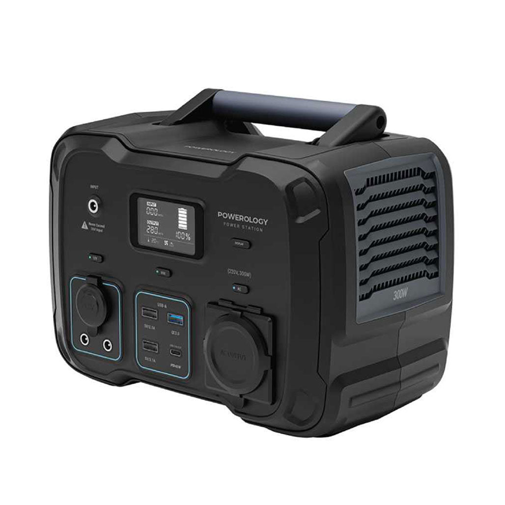 Powerology 78000mAh Power Generator 300W 60W USB-C Power Delivery/18W USB Quick Charge, 31957080637692, Available at 961Souq