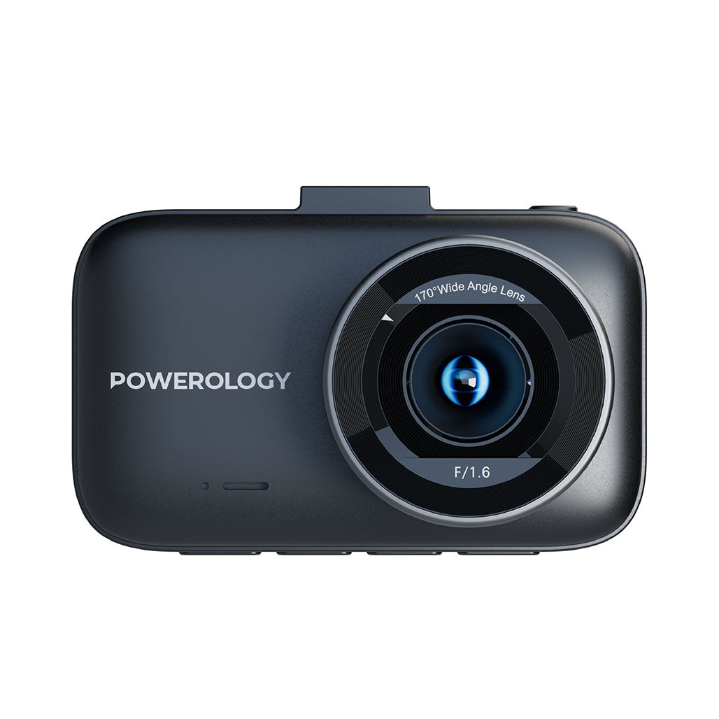 Powerology Dash Camera Ultra with High Utility Built-In Sensors 4K - Black, 31916333498620, Available at 961Souq