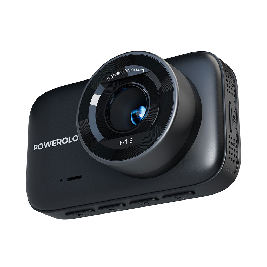 Powerology Dash Camera Ultra with High Utility Built-In Sensors 4K - Black, 31916333531388, Available at 961Souq
