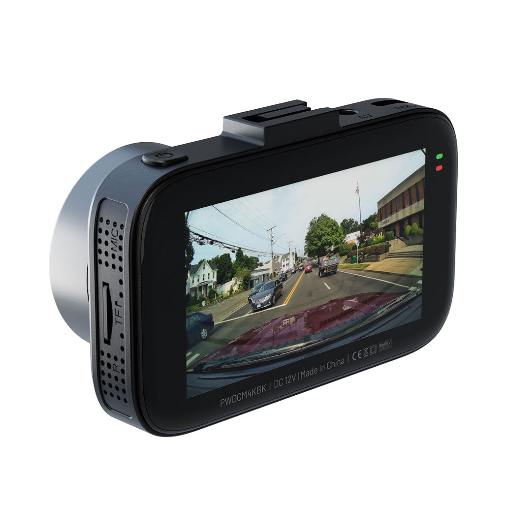Powerology Dash Camera Ultra with High Utility Built-In Sensors 4K - Black, 31916333564156, Available at 961Souq