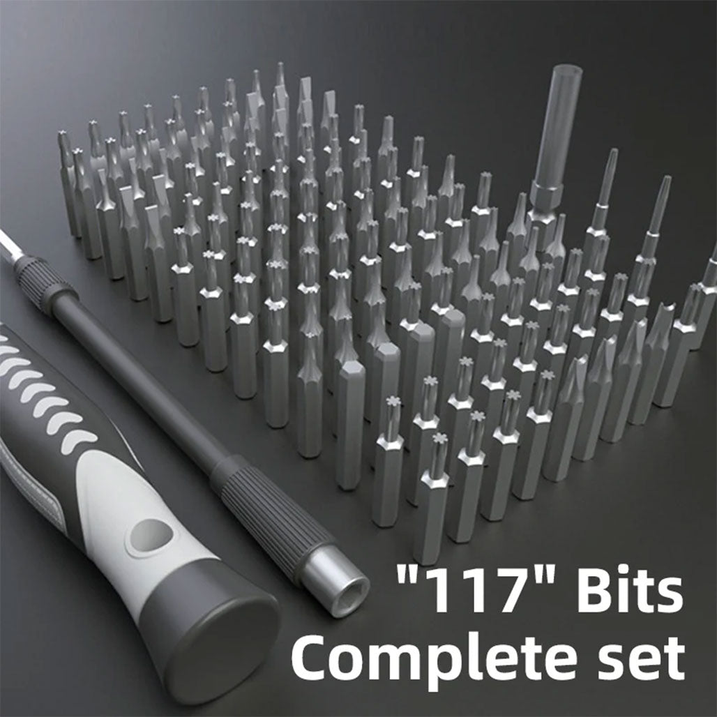 Precision Screwdriver Set 150 Pieces - CRV-117, 33022317953276, Available at 961Souq