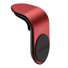 A Photo Of Promate AirGrip-3 360 Degree Air Vent Magnetic Holder | Universal Car Mount - Red