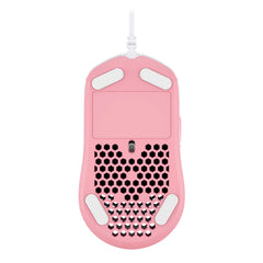 A Photo Of HyperX Pulsefire Haste Wired Lightweight Gaming Mouse - White/Pink