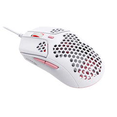 A Photo Of HyperX Pulsefire Haste Wired Lightweight Gaming Mouse - White/Pink