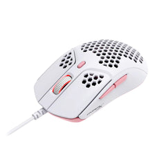 A Photo Of HyperX Pulsefire Haste Wired Lightweight Gaming Mouse - White/Pink