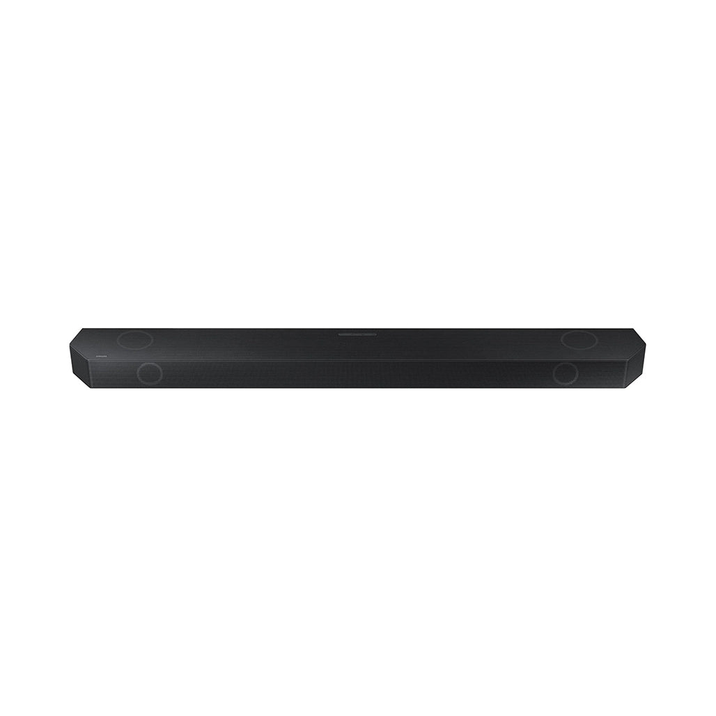 A Photo Of Samsung Q990D 11.1.4 Channel Wireless Dolby Atmos Soundbar with Rear Speakers and Q-Symphony