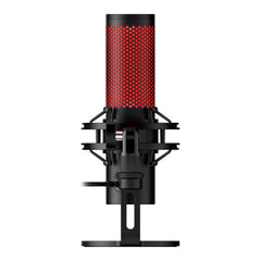 A Photo Of HyperX QuadCast 2 USB Gaming Microphone - Studio-Quality Audio with Tap-to-Mute, Customizable LED, and On-Board Controls