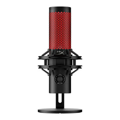 A Photo Of HyperX QuadCast 2 USB Gaming Microphone - Studio-Quality Audio with Tap-to-Mute, Customizable LED, and On-Board Controls