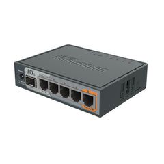 A Photo Of MikroTik hEX S RB760iGS - High-Performance 5-Port Gigabit Router with SFP, USB, Dual-Core 880MHz CPU, and 256MB RAM