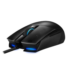 A Photo Of Asus ROG Strix Impact II Wired Gaming Mouse - Lightweight, 6200 DPI Sensor, Ambidextrous Design, Aura Sync RGB, and Push-Fit Switch Socket