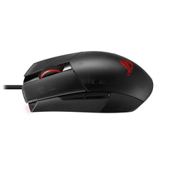 A Photo Of Asus ROG Strix Impact II Wired Gaming Mouse - Lightweight, 6200 DPI Sensor, Ambidextrous Design, Aura Sync RGB, and Push-Fit Switch Socket