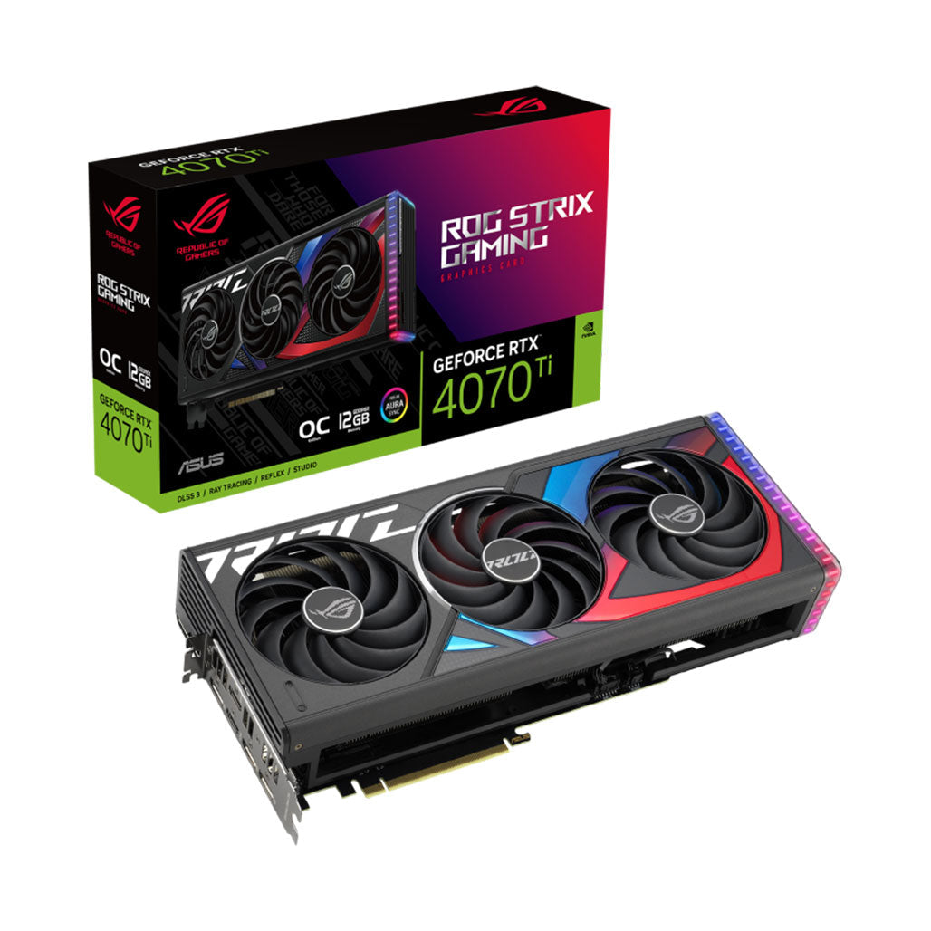 A Photo Of Asus ROG Strix GeForce RTX 4070 Ti 12GB GDDR6X OC Edition