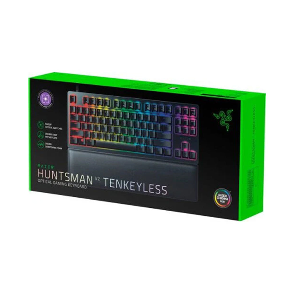 A Photo Of Razer Huntsman V2 Tenkeyless – Wired Full-size Mechanical Gaming Keyboard