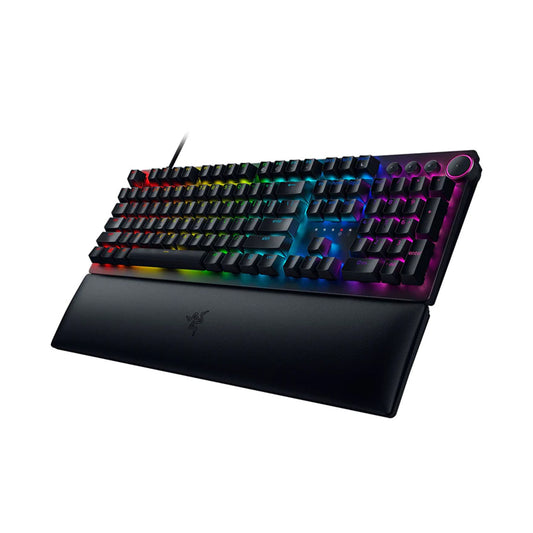 Razer Huntsman V2 Wired Full-size Mechanical Gaming Keyboard - Purple Switch