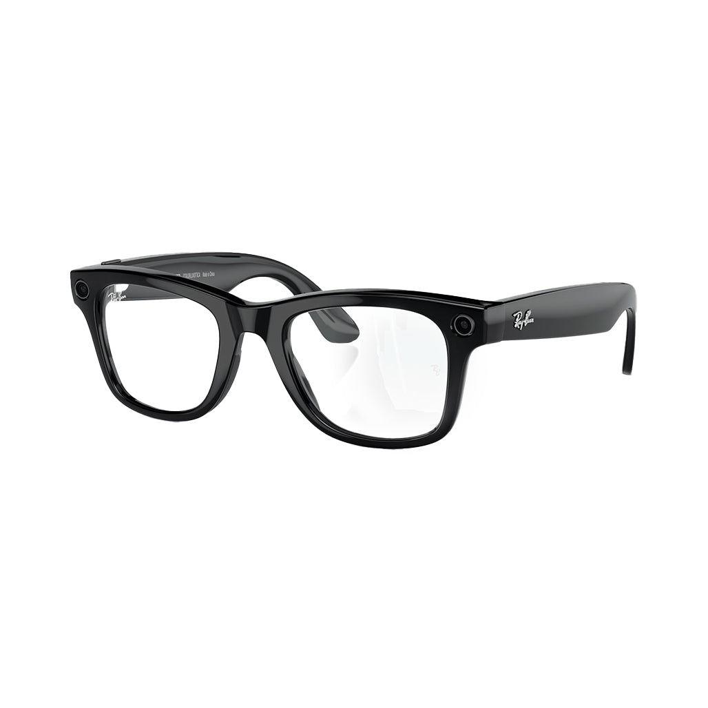 A Photo Of Ray-Ban Meta Wayfarer Smart Glasses – 12 MP Camera, Polarized Gradient Lenses, Open-Ear Speakers, 32GB Storage, Bluetooth 5.2