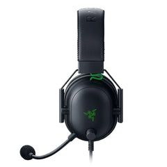 A Photo Of Razer BlackShark V2 Gaming Headset - THX 7.1 Spatial Surround Sound, Razer™ TriForce Titanium Drivers, USB Mic Enhancer