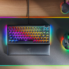 A Photo Of Razer BlackWidow V4 75% Mechanical Keyboard – Compact Design, Hot-Swappable, RGB Chroma, Tactile Switches