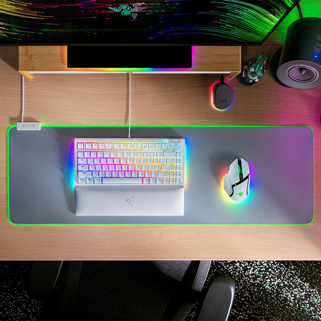 A Photo Of Razer BlackWidow V4 75% Mechanical Keyboard – Compact Design, Hot-Swappable, RGB Chroma, Tactile Switches