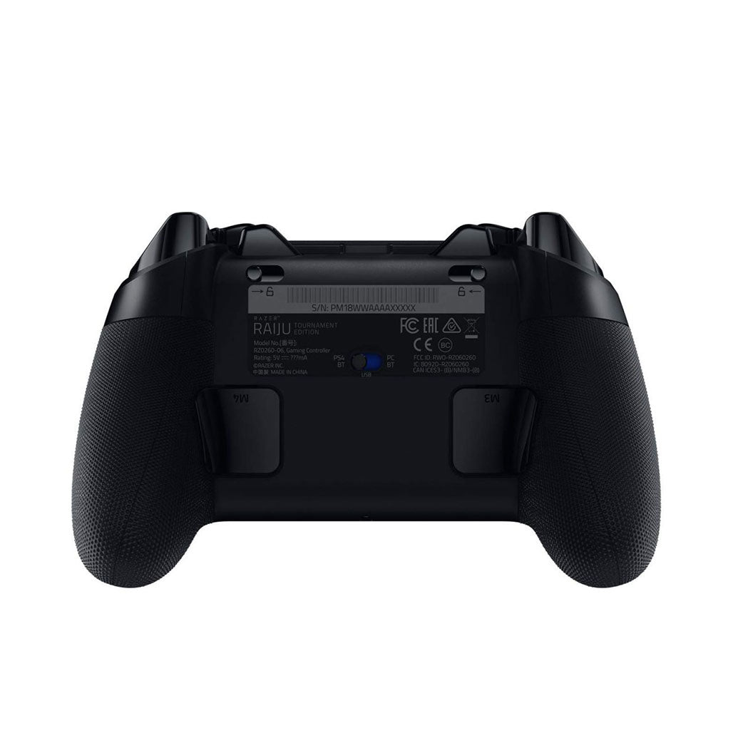 Razer Raiju Tournament Edition – Gaming Controller Bluetooth & Wired Connection (PS4 PC USB Controller with Four Programmable Buttons, Quick Control Panel and Ergonomics Optimized for Esports) from Razer sold by 961Souq-Zalka
