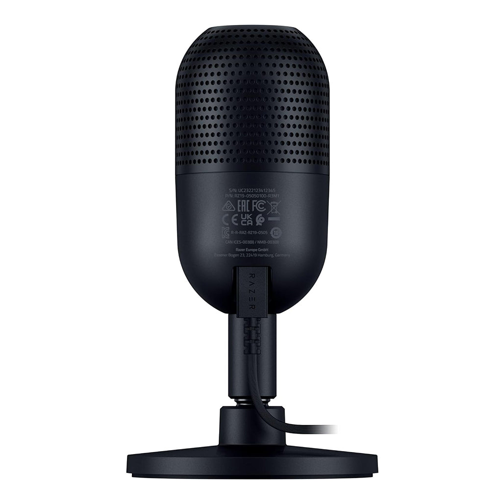 A Photo Of Razer Seiren V3 Mini – Ultra-Compact USB Microphone with Tap-to-Mute Function for Gaming and Streaming