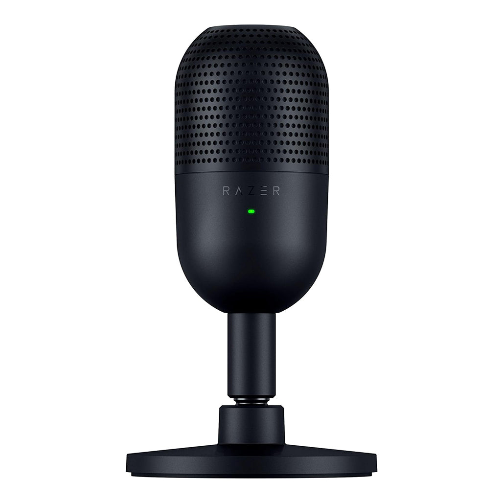 A Photo Of Razer Seiren V3 Mini – Ultra-Compact USB Microphone with Tap-to-Mute Function for Gaming and Streaming