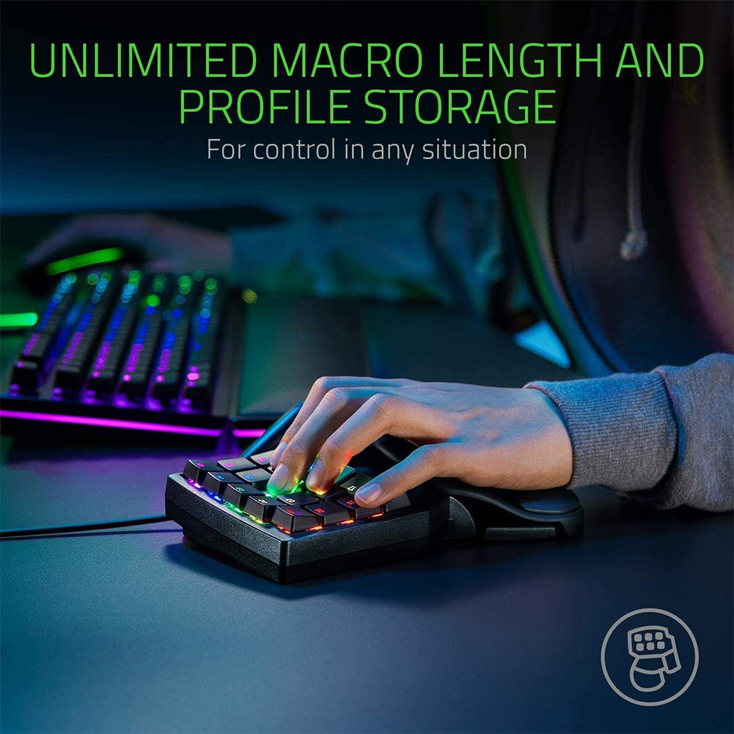 A Photo Of Razer Tartarus Pro – Analog Optical Switch Keypad with 32 Programmable Keys and Chroma Lighting | Black