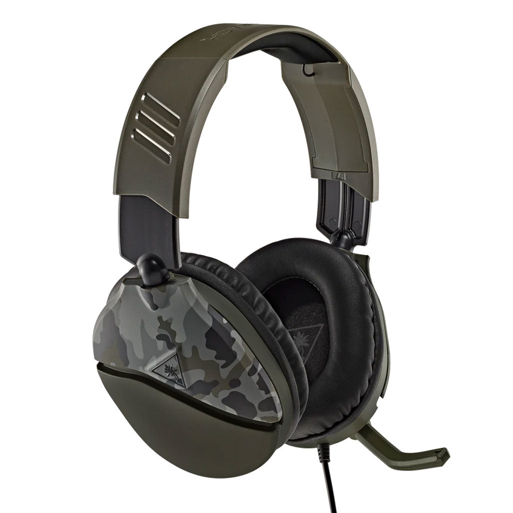 Turtle Beach Recon 70 Green Camo - Multiplatform Gaming Headset, 33034181837052, Available at 961Souq
