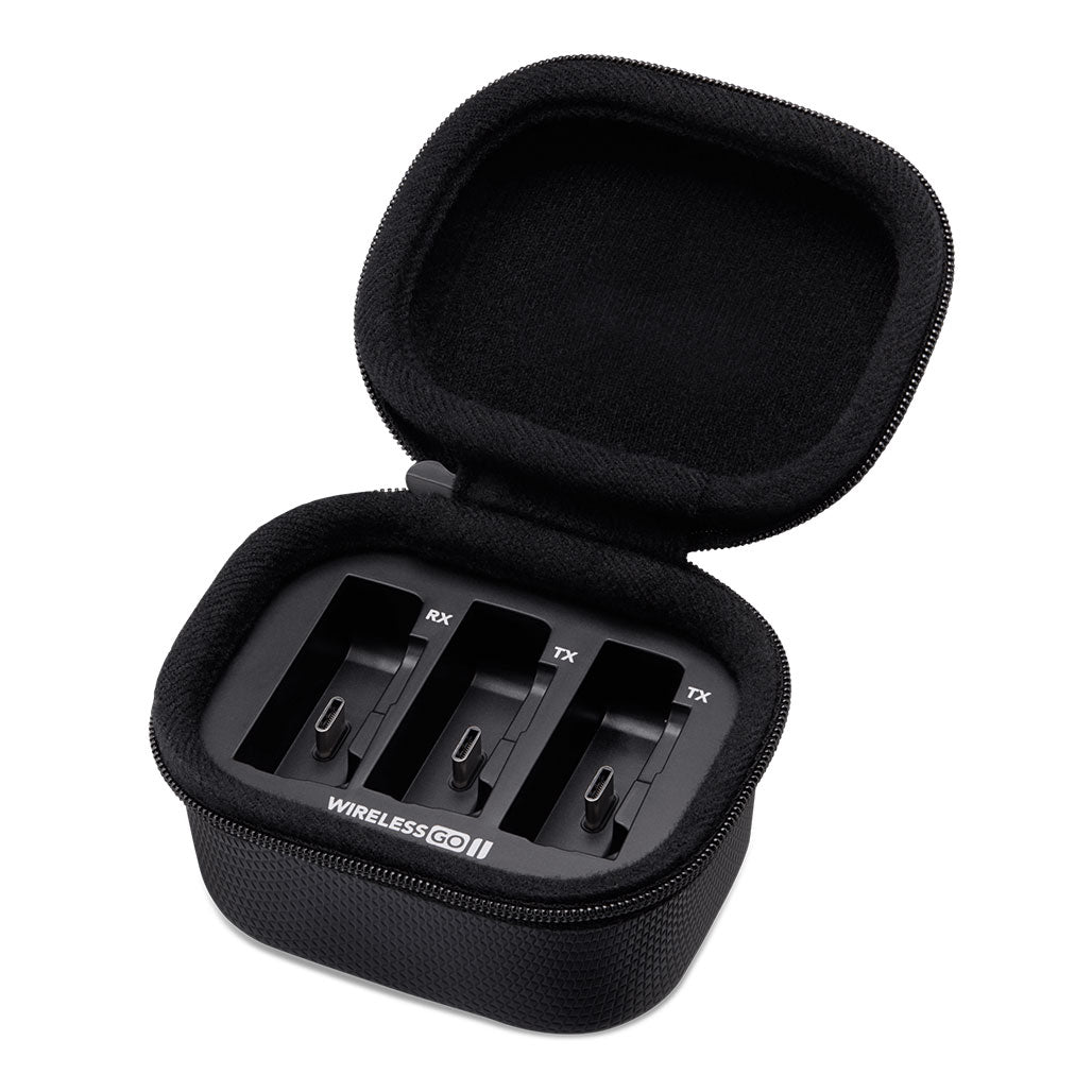 A Photo Of RØDE Charge Case - Premium Charging Case for Wireless GO II with Extra Recharges and Rugged Protection