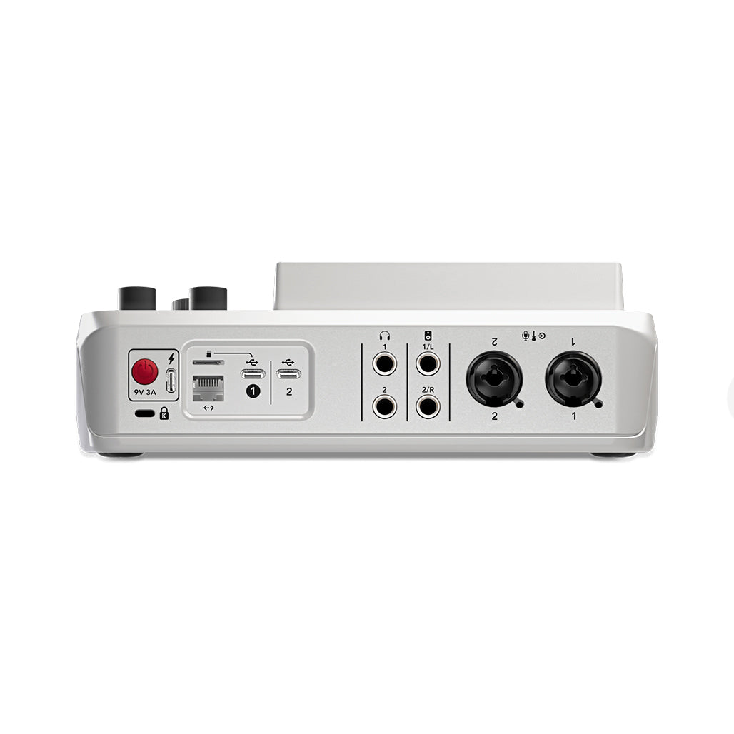 A Photo Of Rode RØDECaster Duo – Compact Integrated Audio Production Studio for Podcasters and Content Creators